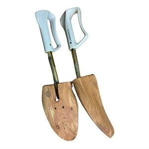 FLORSHEIM Travel Cedar Shoe Trees Size Large EUC!